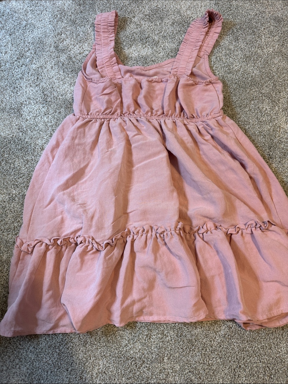Blu Pepper Pink Ruffle Dress - Picture 4 of 5